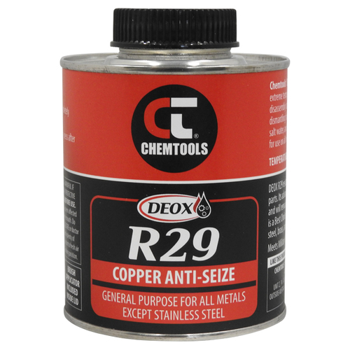 R29 Copper Anti-Seize, 500g Brush Top - CT-R29-500BT