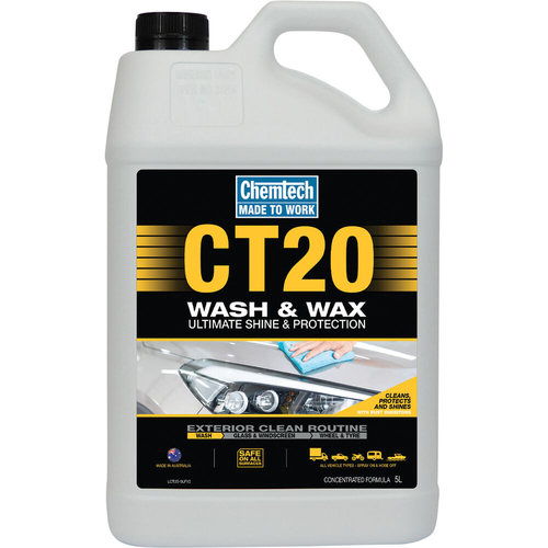 Chemtech Ct20 Wash N Wax 5L - CT20-5L