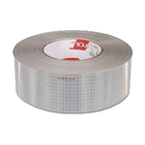 50mm Class 2 Red/White Reflective Tape 1m