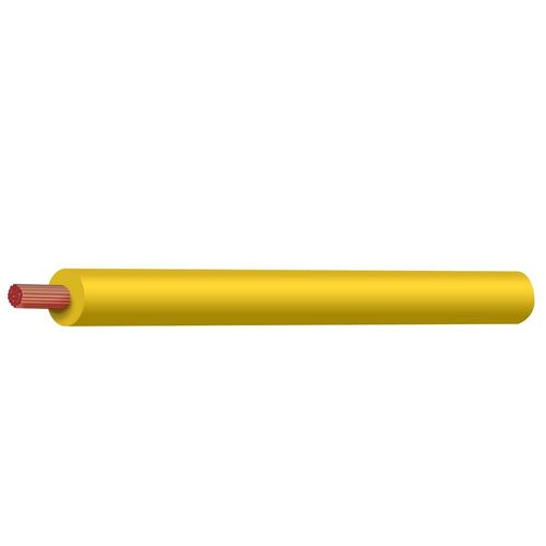 Single Core Cable 4mm Yellow 30M
