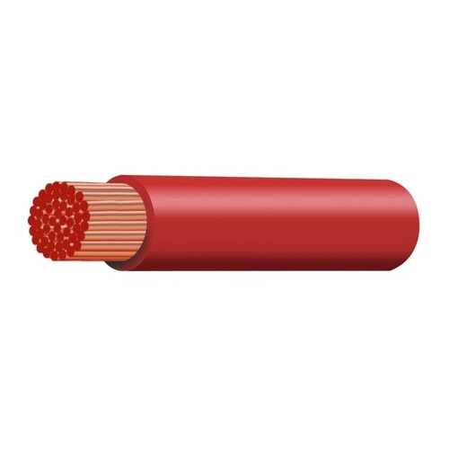 6 B&S BATTERY CABLE RED 30m 13.50mm2 (168/0.32) 103amps