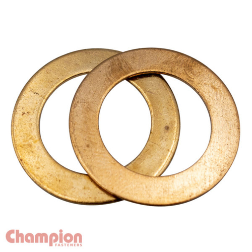 Washers Flat Copper M6 X 12.5Mm X 1.00Mm