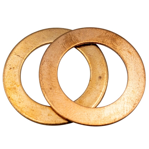 100 Pack Copper Washers 20g 7/16"x13/16" Flat CWC - CWC4