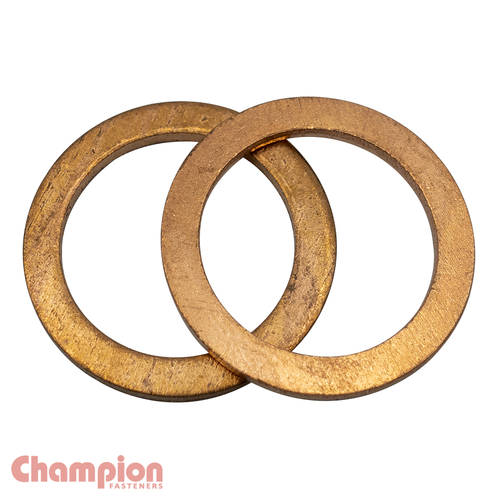 Washers Flat Copper M16 X 22 X 1.5Mm