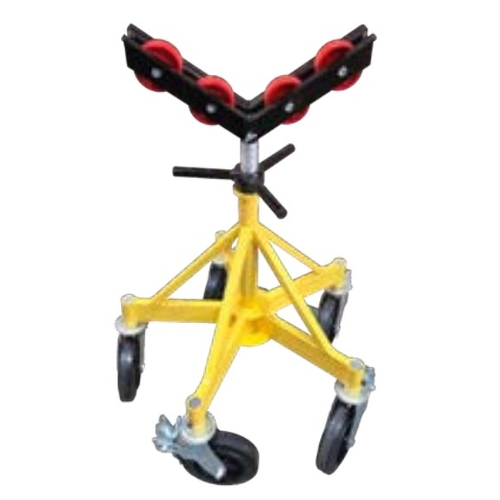 GIANT MAX Pipe Stand on Casters V Head 4 Rollers 2268kg - DAPSMX5PC