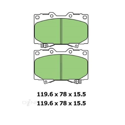 Front Brake Pads - 4WD