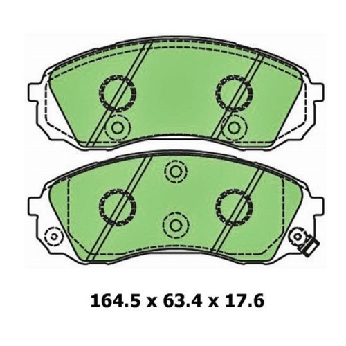 Front Brake Pads Protex