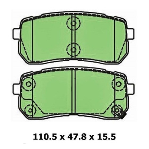 Rear Brake Pads Protex