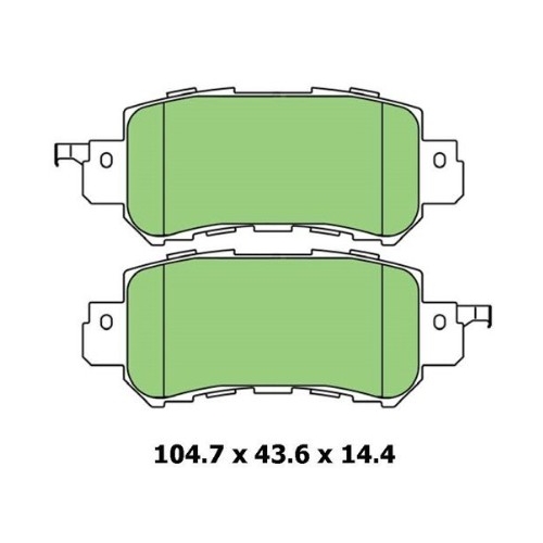 Rear Brake Pads - DB2227F