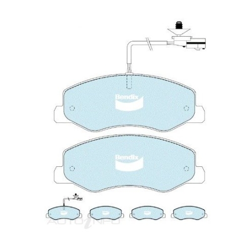Rear Brake Pads (Dual Rear Wheels) - DB2477HD