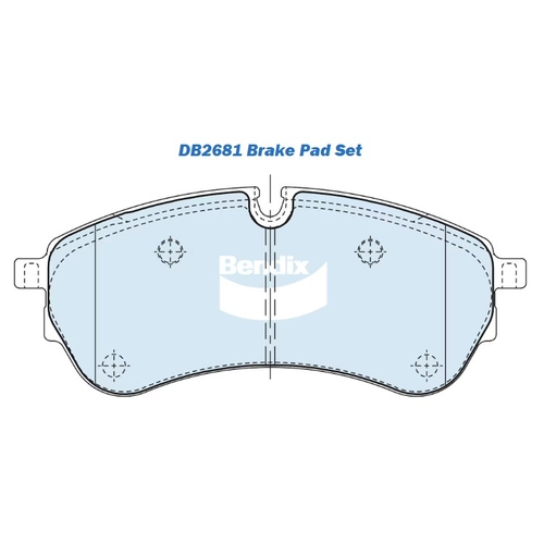 Brake Pads 163 x 67 x 21.1 mm