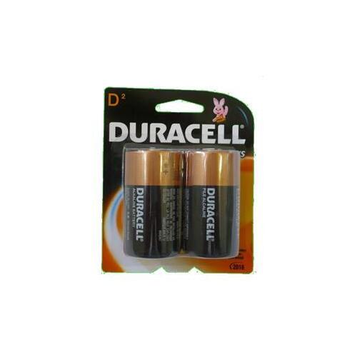 2Pk Duracell D Batteries