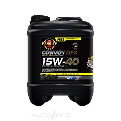 Convoy Diesel FX 15W-40 (Premium Mineral) 10L - DFX010