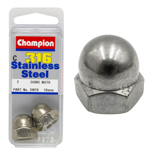 Hex Dome Nuts-Stainless Steel-M10X1.50Mm-316/A4