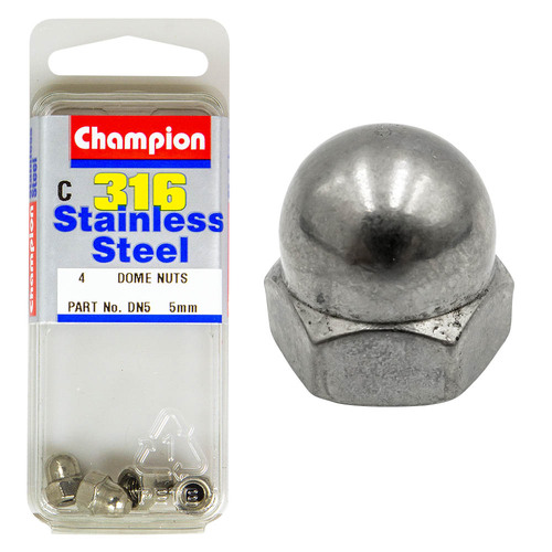 Hex Dome Nuts-Stainless Steel-M5X0.8Mm-316/A4