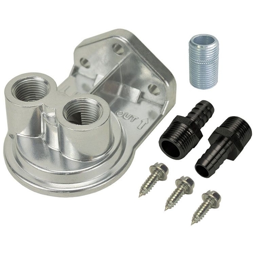 Oil Filter Mount Kit with Top Entry Ports 3/4"-16 Filter Thread. 1/2" NPT Ports - DP15708