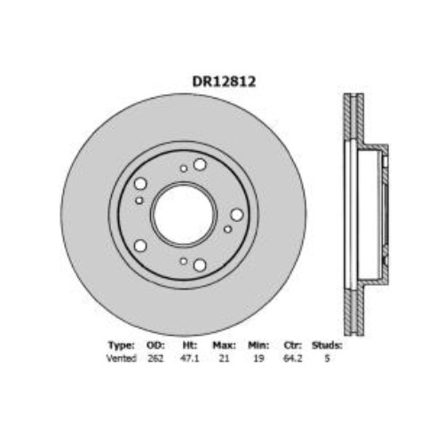 Disc Rotors Front Honda