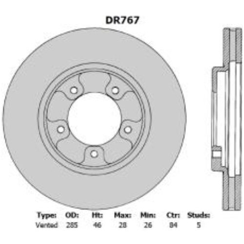 Brake Rotor - DR767