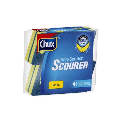 Chux Non Scratch Scourer Scrubs 4 Pack