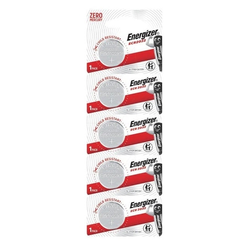 Energizer Lithium Battery CR2032 Tearstrip (5pk) - ECR2032T1X5