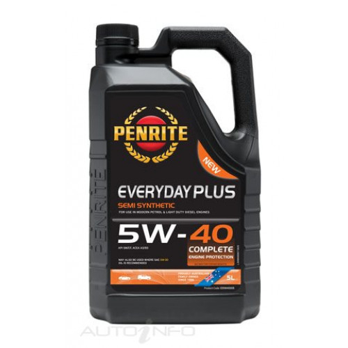 Semi Synthetic 5W-40 Semi Syn 5L - ED5W40005