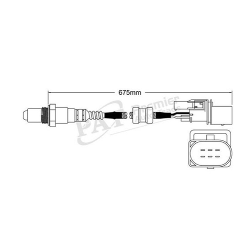 Oxygen/Lambda Sensor Pre-Catalytic Converter/Manifold