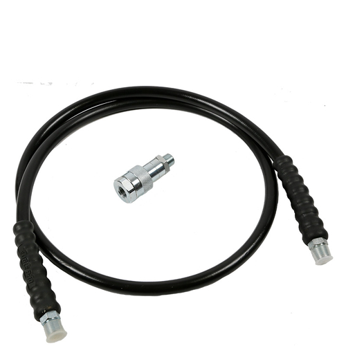 1/4 Inch IDX6' RBR Hydraulic Hose 3/8NPT EAB-201B - EH-8206F