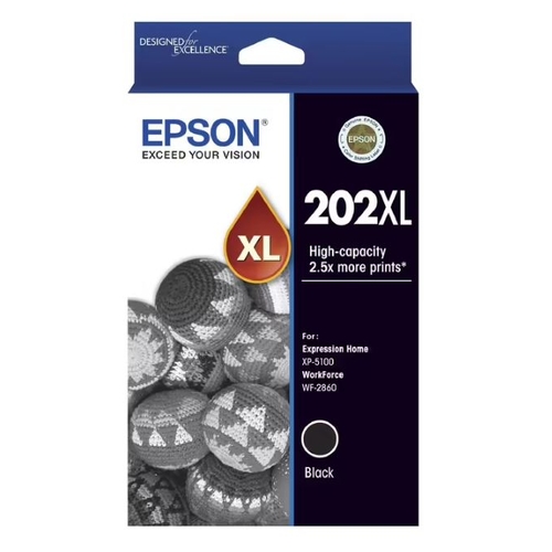 Ink Cartridge Black EP202 Genuine