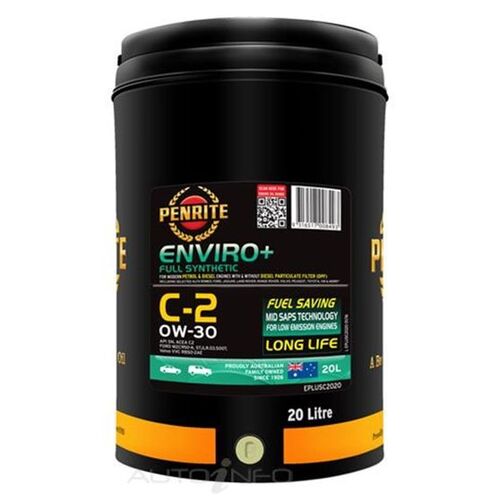 Enviro+ C2 0W-30 (Full Synthetic) 20L