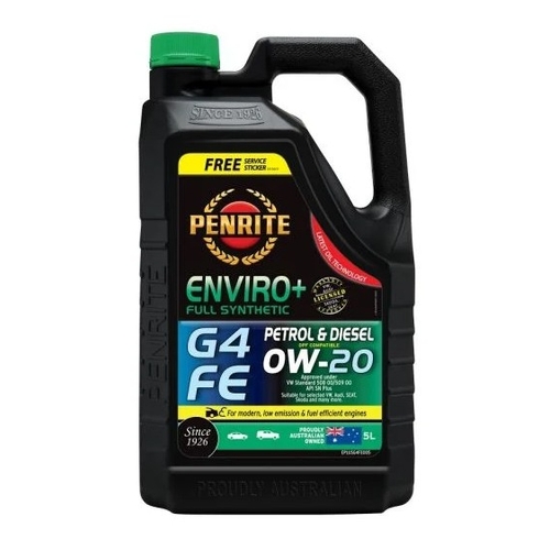 ENVIRO+ G4 FE 0W-20 (FULL SYN) Engine Oil 5L - EPLUSG4FE005
