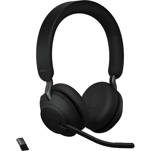 Jabra Evolve2 65 MS Stereo Bluetooth Headset (USB Dongle)
