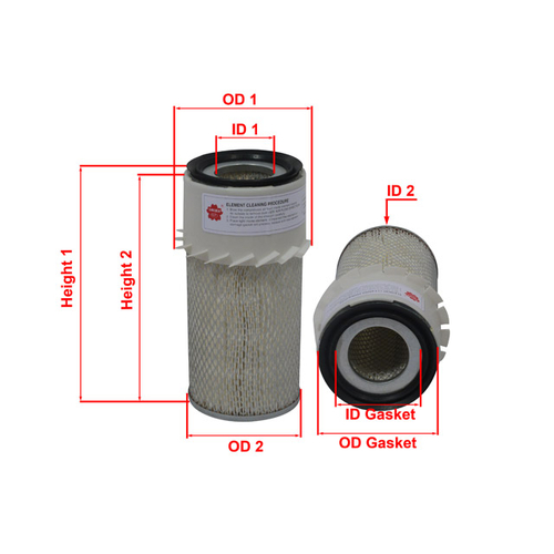 Air Filter Outer - FAS1014