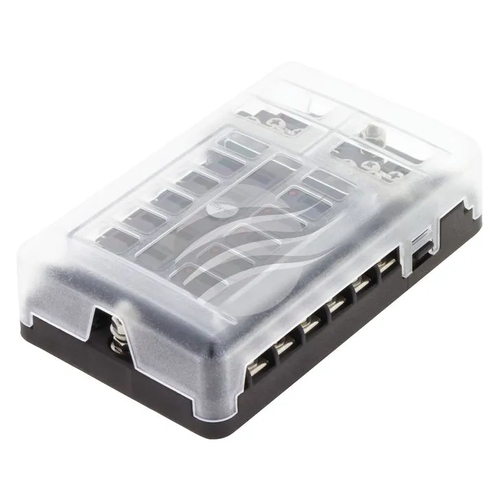 12 Way Blade Fuse Distribution Block with Red LEDs - FB3126