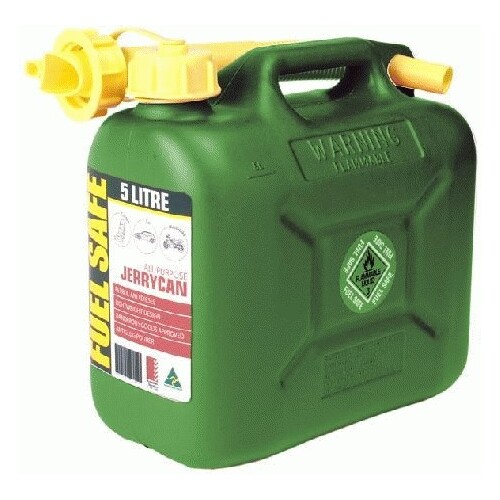 5L Green Plastic Fuel Can