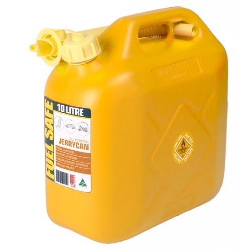 10L Yellow Plastic Jerry Can
