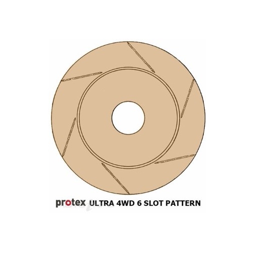 Ultra 6 Slot Disc Rotor RHS