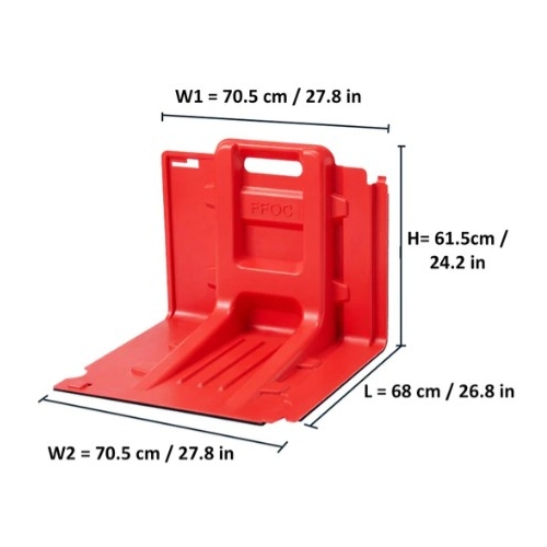 Fh61-L Easy Installation Straight Flood Boxwall Flood Barrier Water Barrier - FH61-L