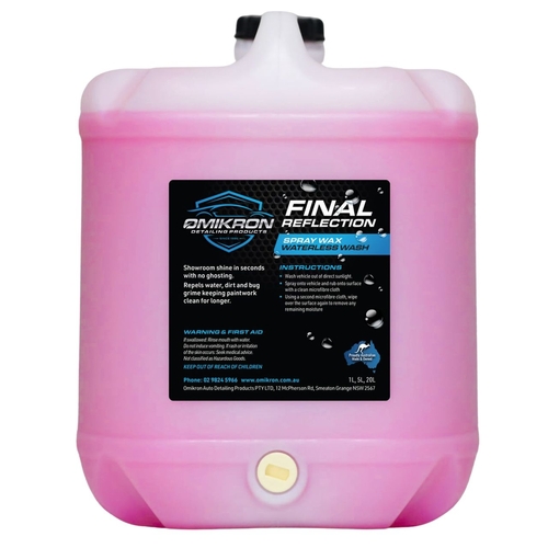 Final Reflection Spray Wax & Waterless Wash 20L - FINREF20