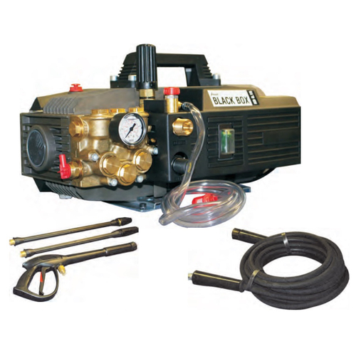 2175 psi Pressure Washer Black Box Aussie Pumps
With Hose , Trigger and Turbo Lance