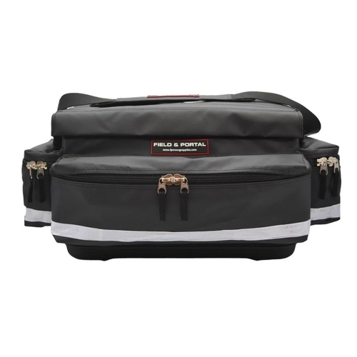 FP24 - Fully Lockable Tool Bag - Heavy Duty Moulded HDPE Base, Double stitched, FIFO Electrical-Mechanical trades - Black - FP24