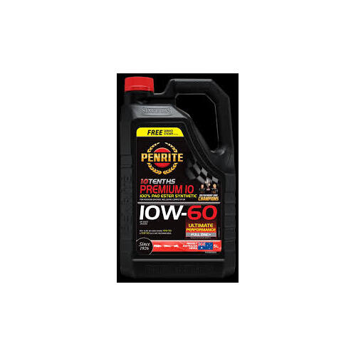 10 Tenths Premium 10W-60 (100 Percent Pao and Ester) 5L