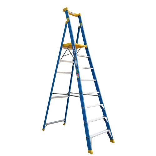 Bailey Ladders Platform Stepladder 8 Step 2.29m 150kg Pro FIBERGLASS