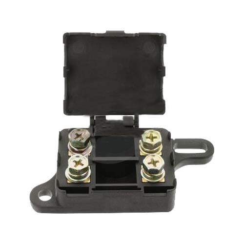 Twin Midi Fuse Holder with Hinged Cover