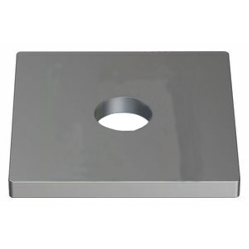 Washer Flat Square Gal M20 50X50X5