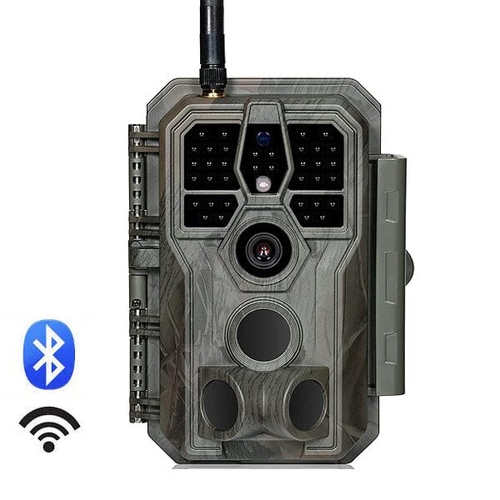 GardePro E8 Black Flash HD 32MP Wifi Bluetooth Trail Camera - GARDEPROE8