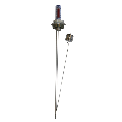 Krueger Therma Liquid Level Gauge. 840mm overall stainless steel rod length, stainless steel float & stainless steel NPT bush