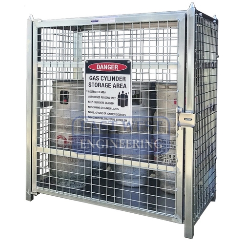 Gas Cylinder Cage - Flatpacked - GB-CM2F