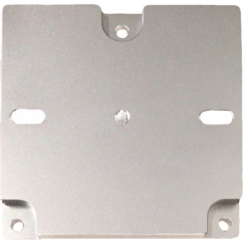 Wall Plate For Removable Instrument Bracket, Anodised Aluminium - GD-PLAQUE-AA