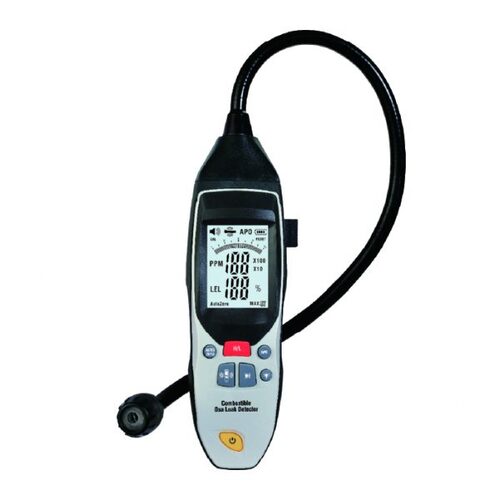 Durable Combustible Gas Detector Natural and LPG Flexible Goose Neck, Adjustable sensitivity, LCD