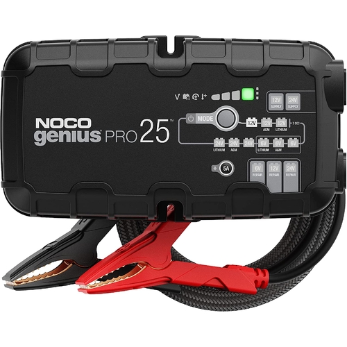 Genius Battery Chargr 6/12/24V 8 Stage 25 Amp Fully Automatic